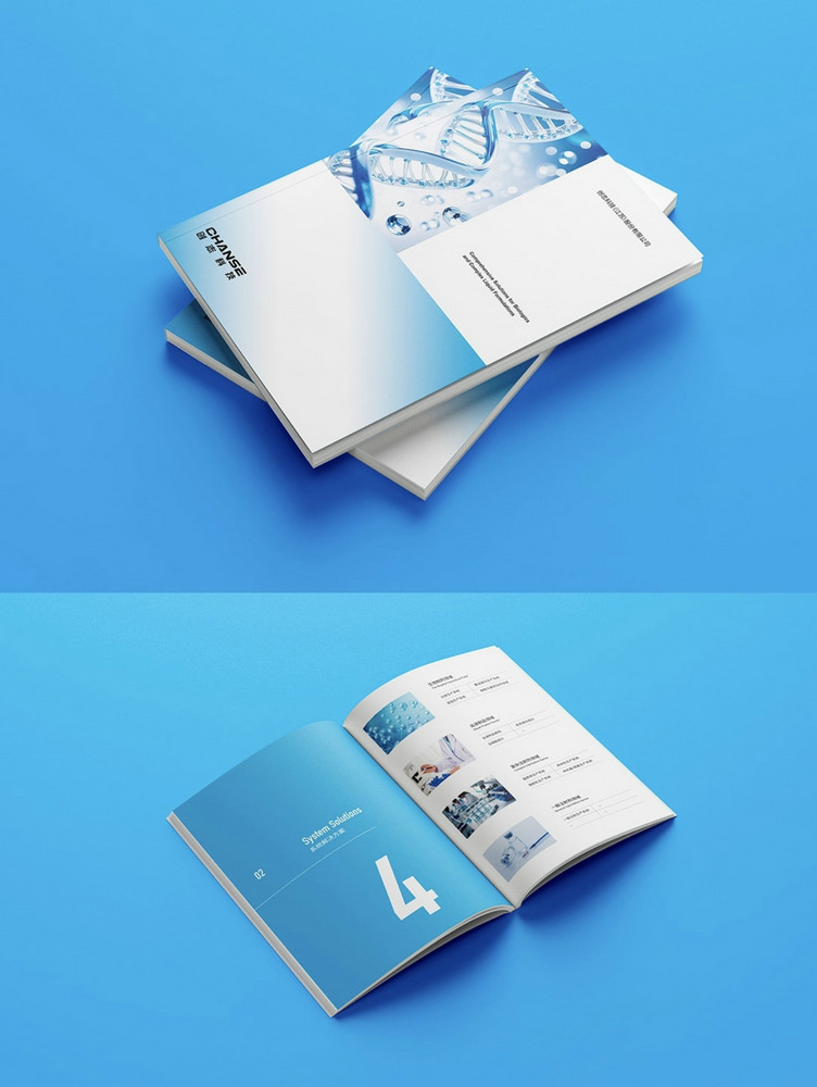 Offset Printing Film Manufacture Fold Brochure FY105