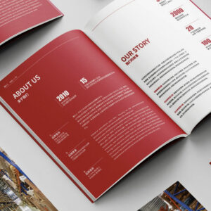 Custom Business Catalog Products Sheet Printing FY107