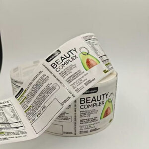 Custom Adhesive Vinyl Sticker Cosmetic Bottle Roll Label FY301 - Image 3