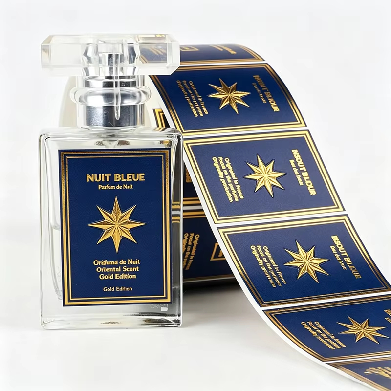 Custom Waterproof Luxury Perfume Bottle Roll Label Sticker FY309 - Image 2