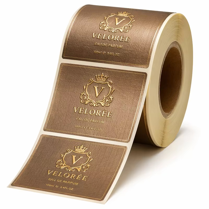 Custom Waterproof Luxury Perfume Bottle Roll Label Sticker FY309 - Image 4